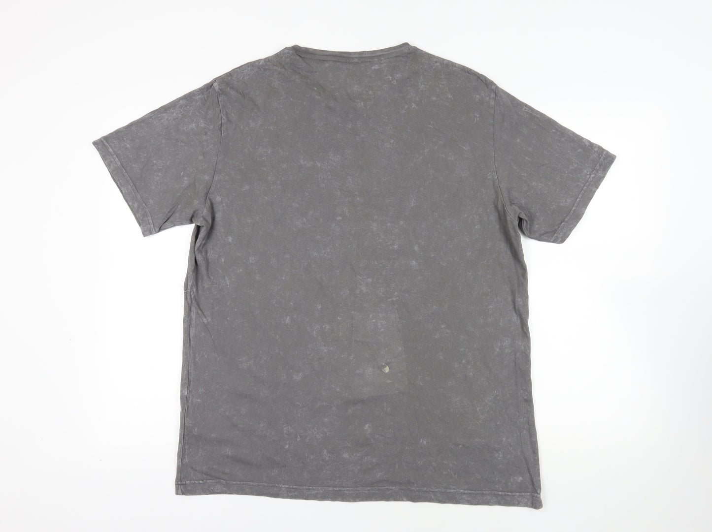 Hard Rock Grey Guitar Men's T-Shirt 2XL