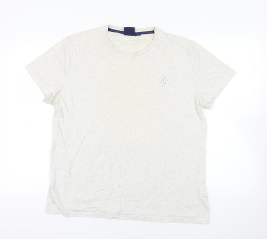 Superdry Ivory XL Cotton T-Shirt