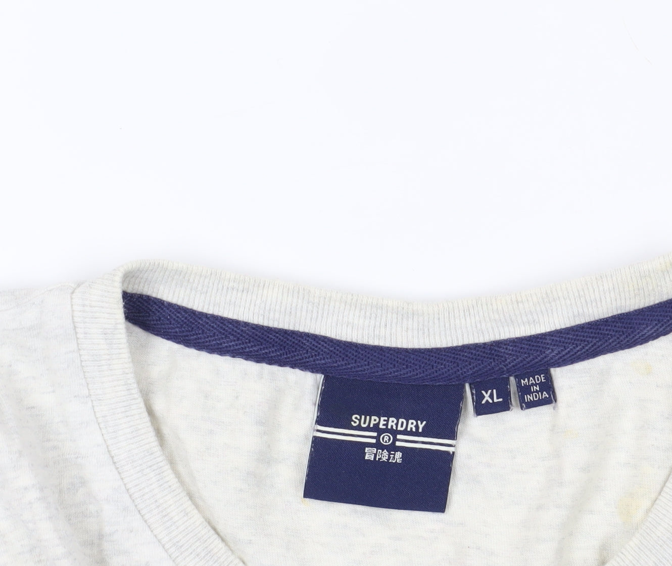 Superdry Ivory XL Cotton T-Shirt