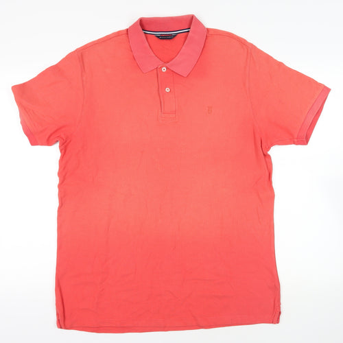 Men's Red Polo Shirt, Size L, Marks and Spencer