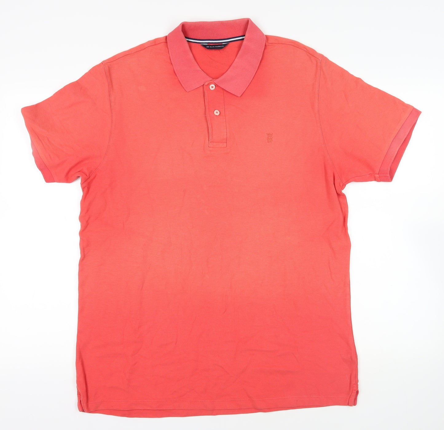 Men's Red Polo Shirt, Size L, Marks and Spencer