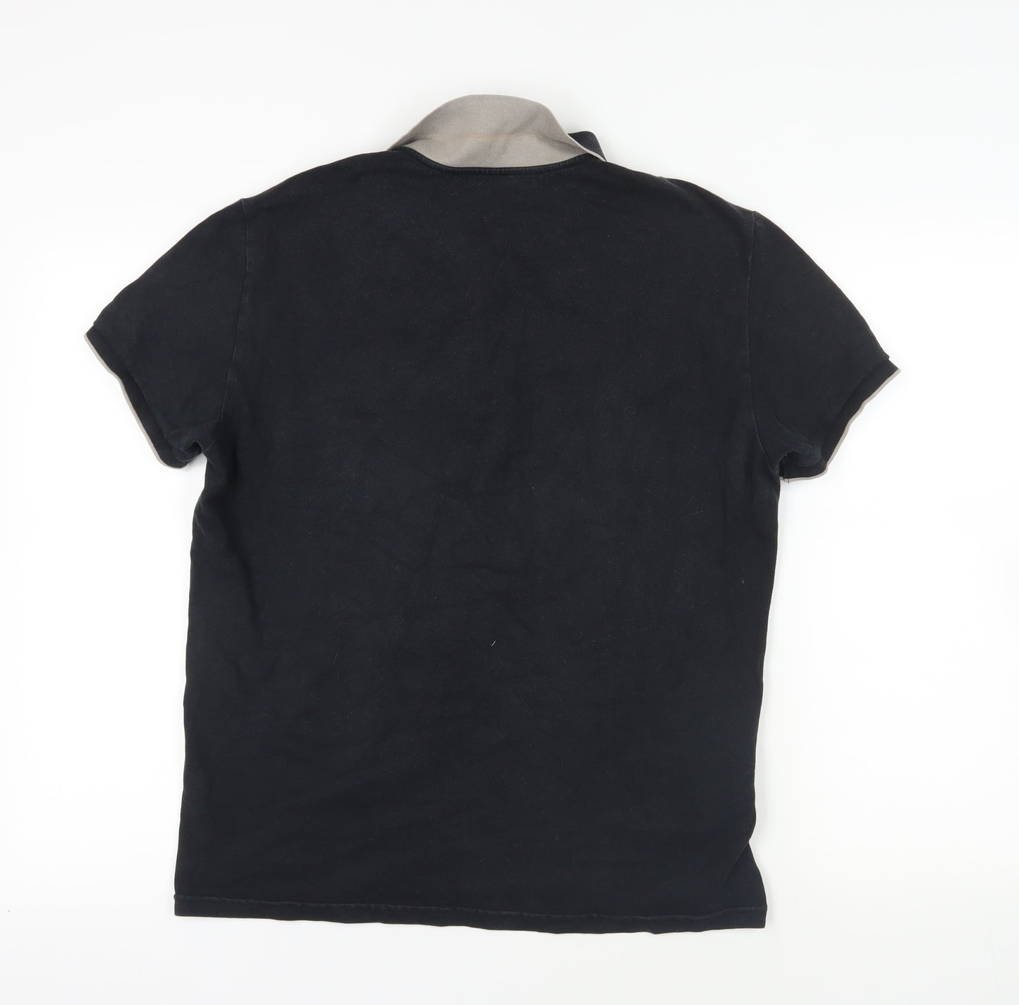 Armani Exchange Black Logo Polo Shirt - Size L