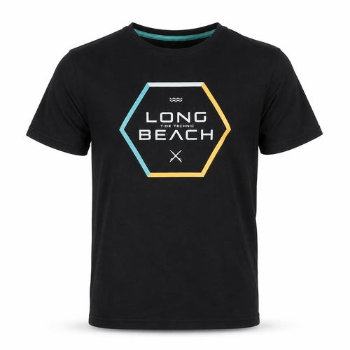 Anko Black Beach Graphic T-Shirt, M, Cotton, Summer Style