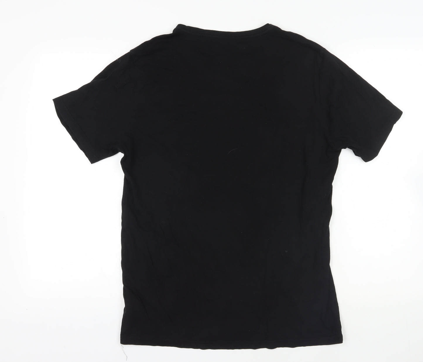 Anko Black Beach Graphic T-Shirt, M, Cotton, Summer Style