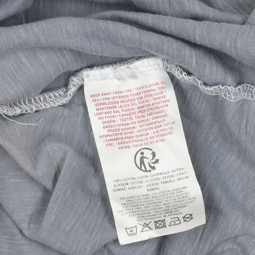 Tokyo Laundry Grey Graphic Print T-Shirt, L