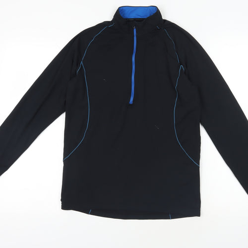 Ronhill Black Long Sleeve Pullover Sweatshirt L