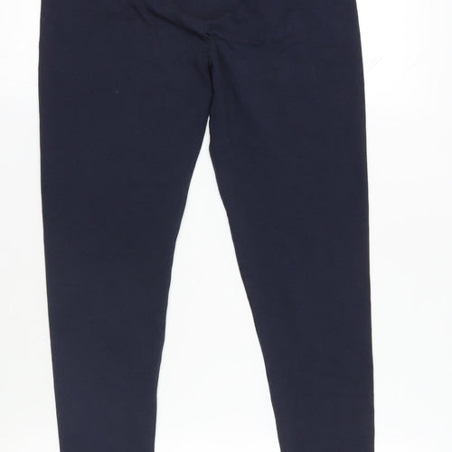 Fat Face Blue Ankle Leggings, Size 12, Cotton Blend