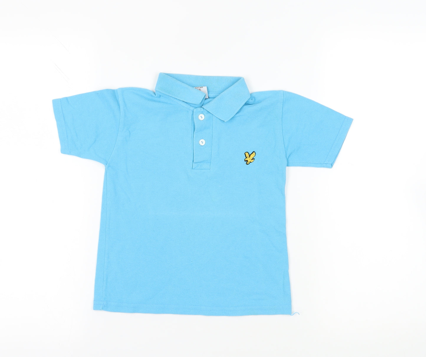 Lyle & Scott Blue Polo Shirt, Boys Size 6, Casual Style