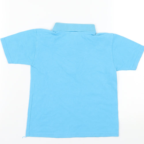 Lyle & Scott Blue Polo Shirt, Boys Size 6, Casual Style