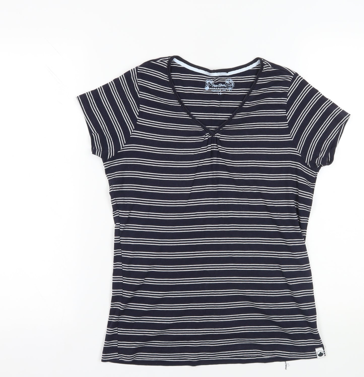 Peter Storm Blue Striped T-Shirt Size 14