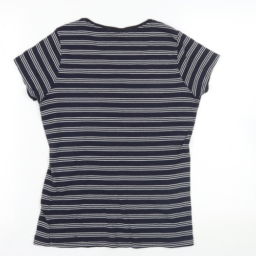 Peter Storm Blue Striped T-Shirt Size 14
