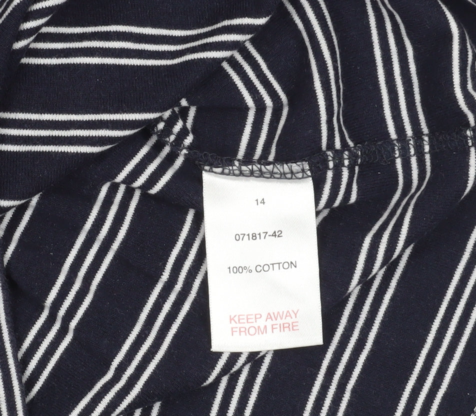 Peter Storm Blue Striped T-Shirt Size 14