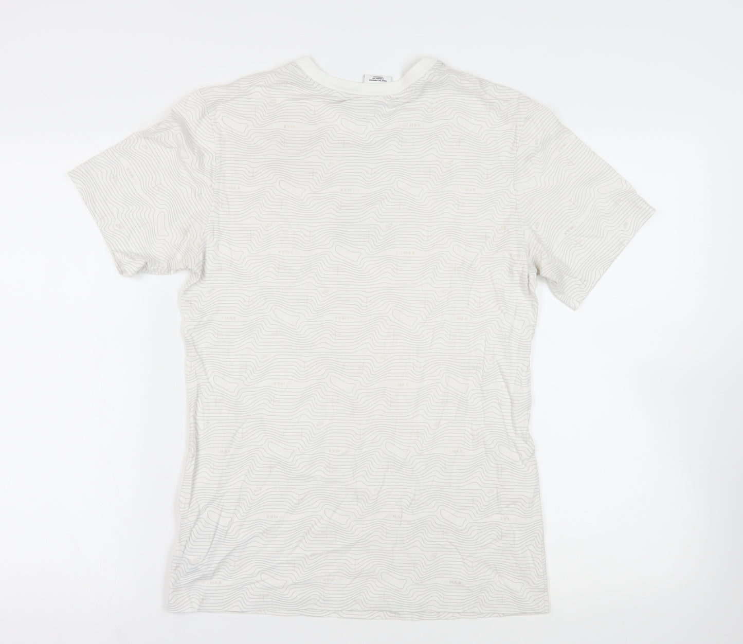 Nike Air Max White Graphic Men's T-Shirt - Size S