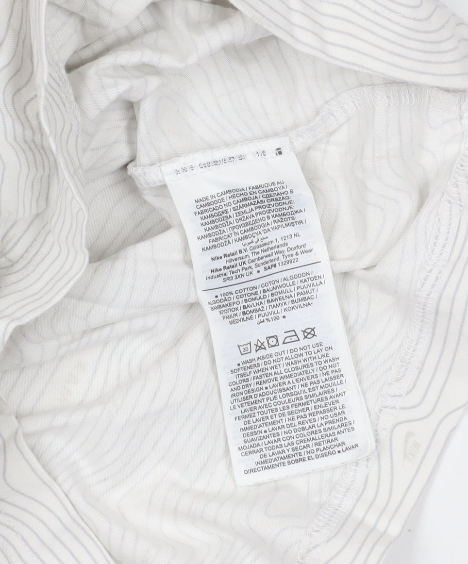 Nike Air Max White Graphic Men's T-Shirt - Size S
