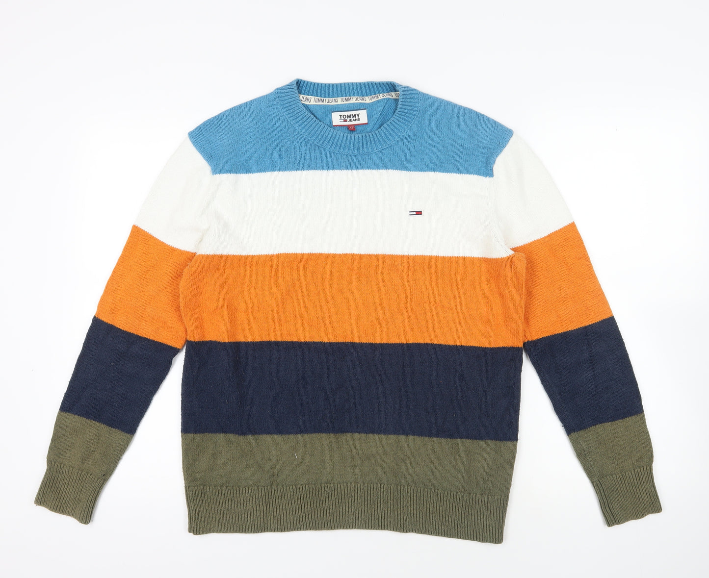 Tommy Jeans Multicoloured Striped Pullover M