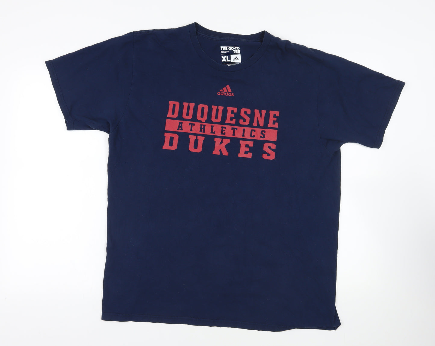 adidas Blue XL Duquesne Dukes T-Shirt