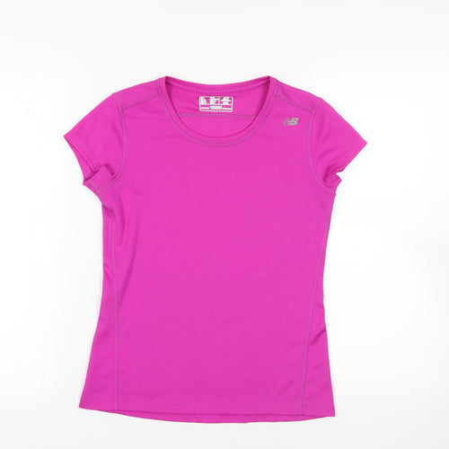 New Balance Pink Athletic T-Shirt S Women's Activewear