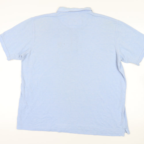 Cotton Traders Blue XL Polo Shirt Short Sleeve