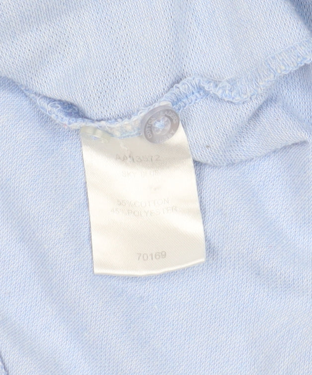 Cotton Traders Blue XL Polo Shirt Short Sleeve