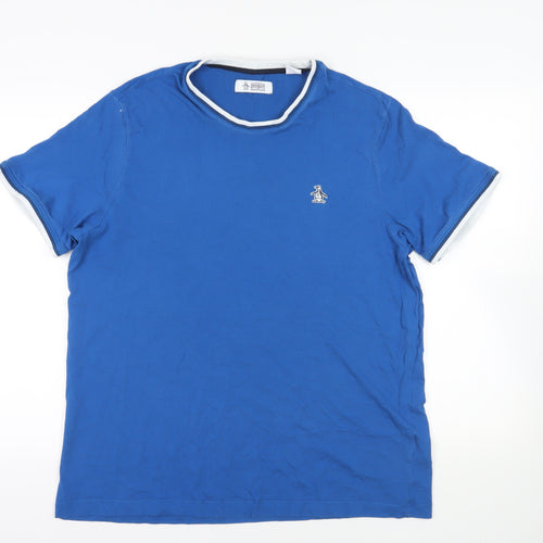 Original Penguin Blue XL Cotton T-Shirt