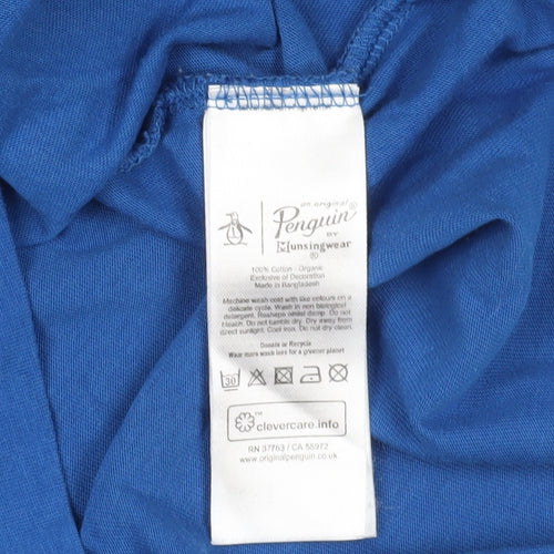 Original Penguin Blue XL Cotton T-Shirt