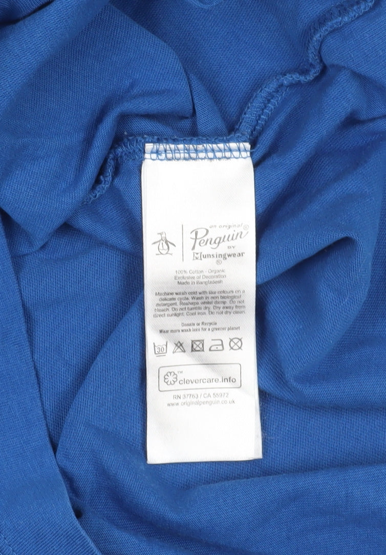 Original Penguin Blue XL Cotton T-Shirt