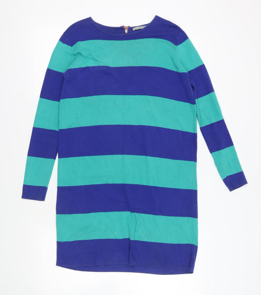 COS Multicoloured Striped Shift Dress Size S