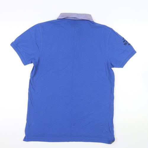 Tommy Hilfiger Blue Slim Fit Polo M Logo Accent