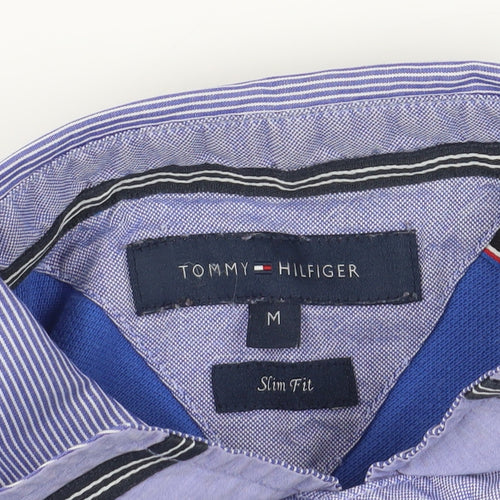 Tommy Hilfiger Blue Slim Fit Polo M Logo Accent