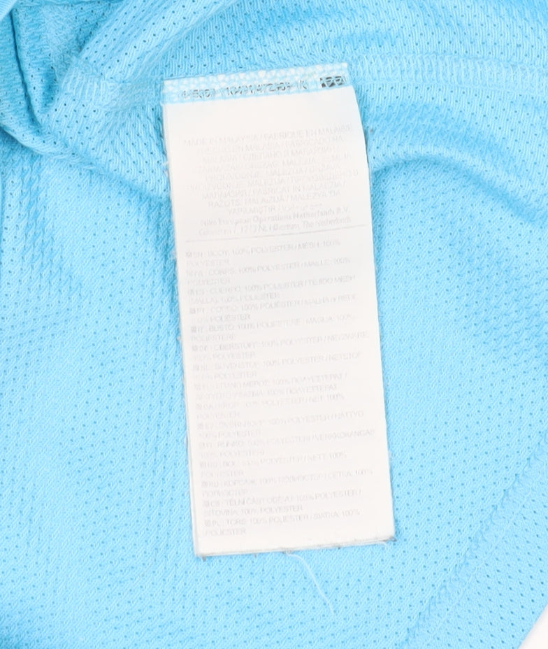 Nike Blue Short Sleeve V-Neck Dri-FIT T-Shirt S