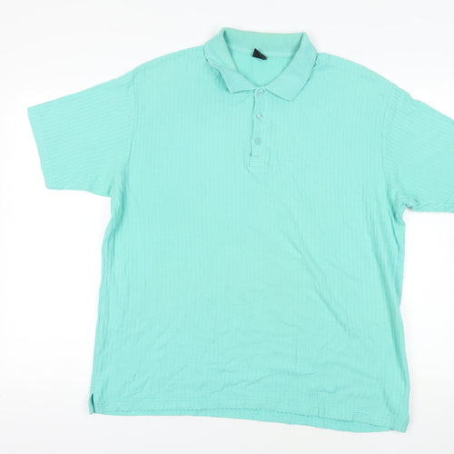 Cotton Traders Green XL Men's Polo Shirt