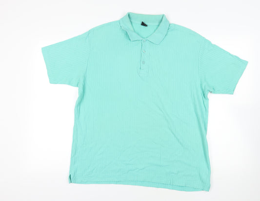 Cotton Traders Green XL Men's Polo Shirt