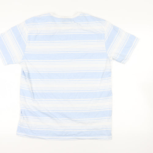 U.S. Polo Assn. Striped Blue T-Shirt, M, Short Sleeve