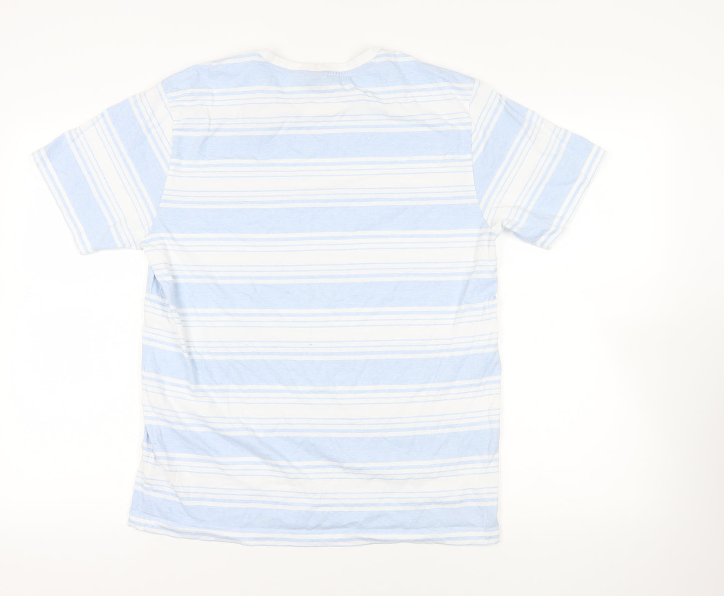 U.S. Polo Assn. Striped Blue T-Shirt, M, Short Sleeve