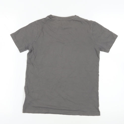Lyle & Scott Grey Boys T-Shirt, 10-11 Years, Logo Accent