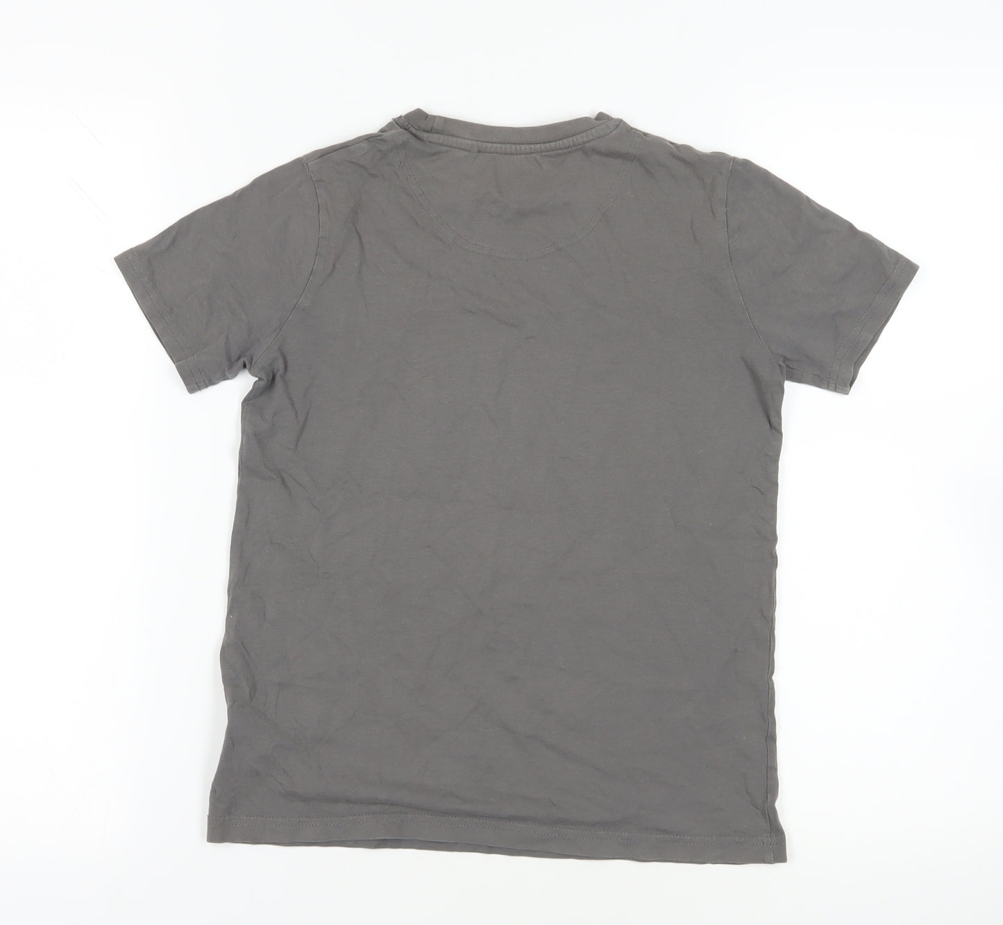 Lyle & Scott Grey Boys T-Shirt, 10-11 Years, Logo Accent