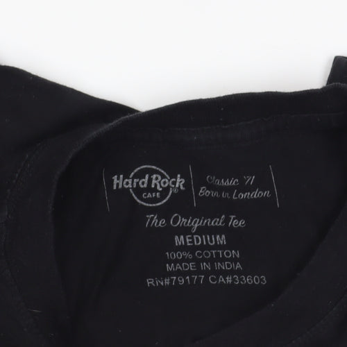Hard Rock Cafe Black Medium T-Shirt Classic Logo