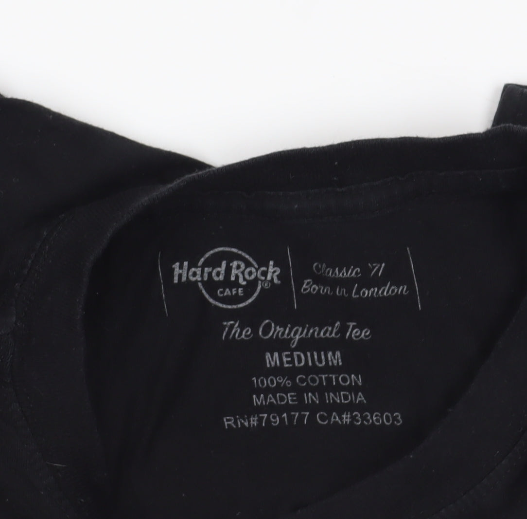 Hard Rock Cafe Black Medium T-Shirt Classic Logo