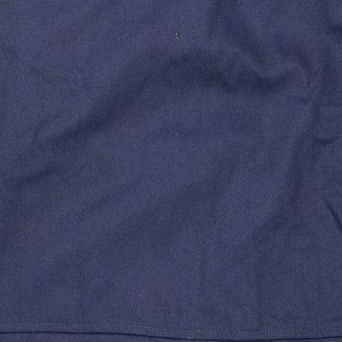 Flametex Mens Blue Cotton Carpenter Trousers Size XL L28 in Regular Snap - Full Length 64'' Coverall Workwear