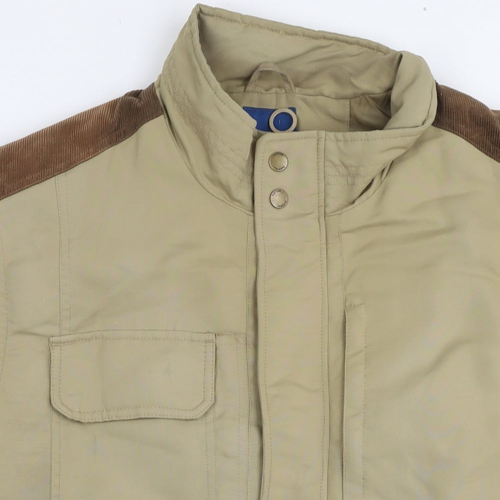 Cotton Traders Mens Brown Gilet Waistcoat Size 2XL Zip