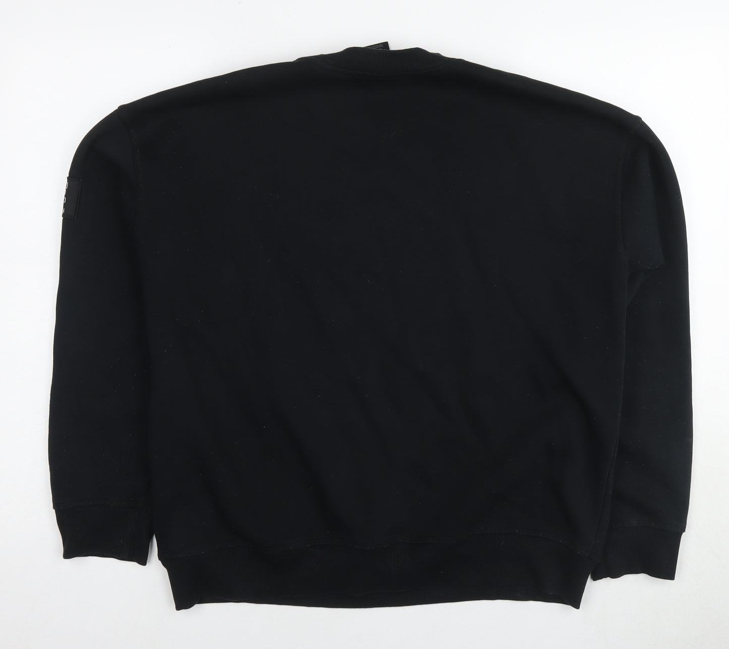 P.E Nation Womens Black Cotton Pullover Sweatshirt Size L Pullover - Logo