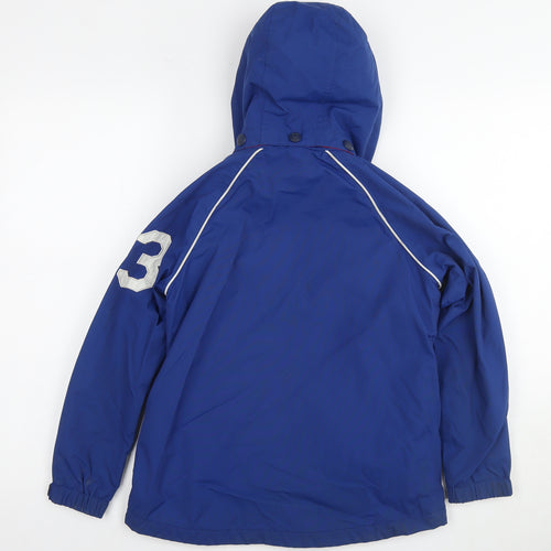 Crew Clothing Boys Blue Jacket Size 8-9 Years Zip