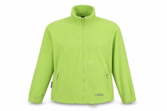 Front view of Mountain Life women’s green jacket, size UK 8, zip