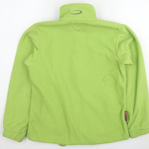 Mountain Life Womens Green Jacket Size 8 Zip