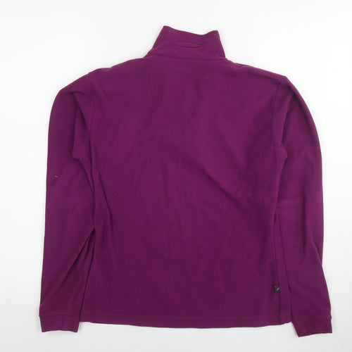 Mountain Life Womens Purple Polyester Pullover Sweatshirt Size 8 Pullover