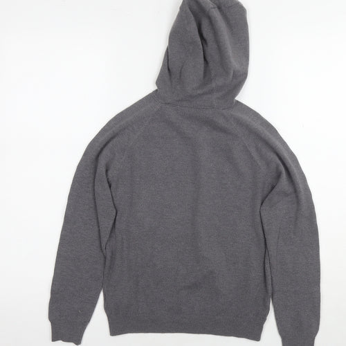 Very Girls Grey Polyester Pullover Hoodie Size 11-12 Years Pullover - Glitter Detail