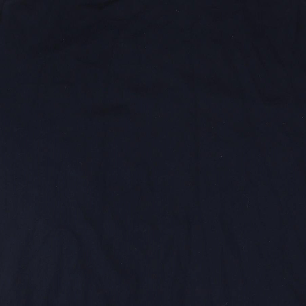 Marks and Spencer Mens Blue Cotton Polo Size XL Collared Pullover
