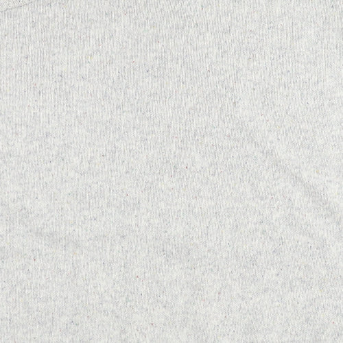 NEXT Womens Grey Round Neck Cotton Pullover Jumper Size M
