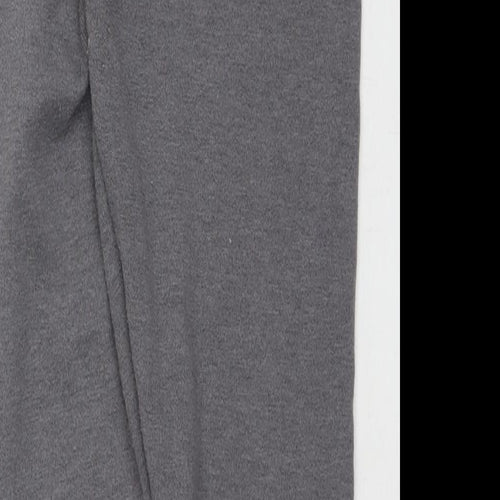 Very Girls Grey Polyester Pedal Pusher Trousers Size 11-12 Years L26 in Regular Pullover - Embellishment Detail