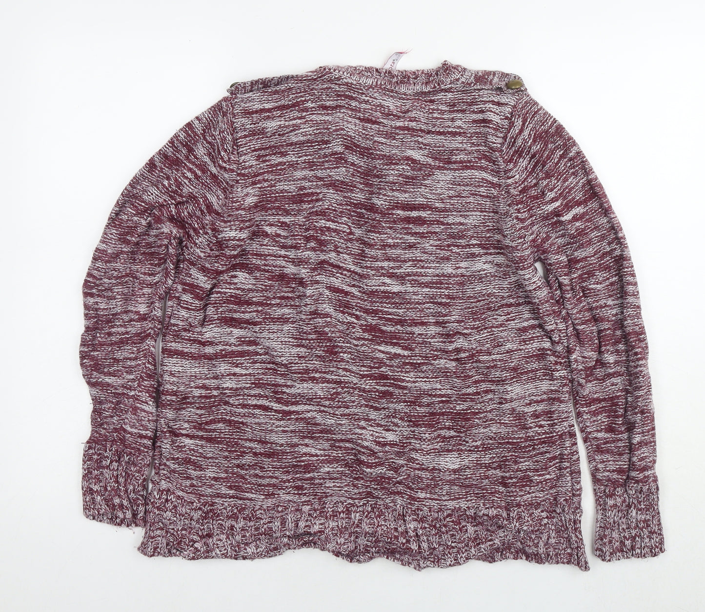 Marisota Womens Red Round Neck Acrylic Pullover Jumper Size 16 - Size 16-18